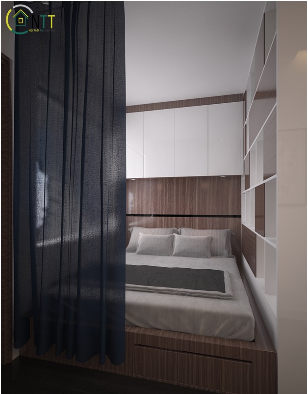 Thiết kế phòng ngủ căn hộ chung cư