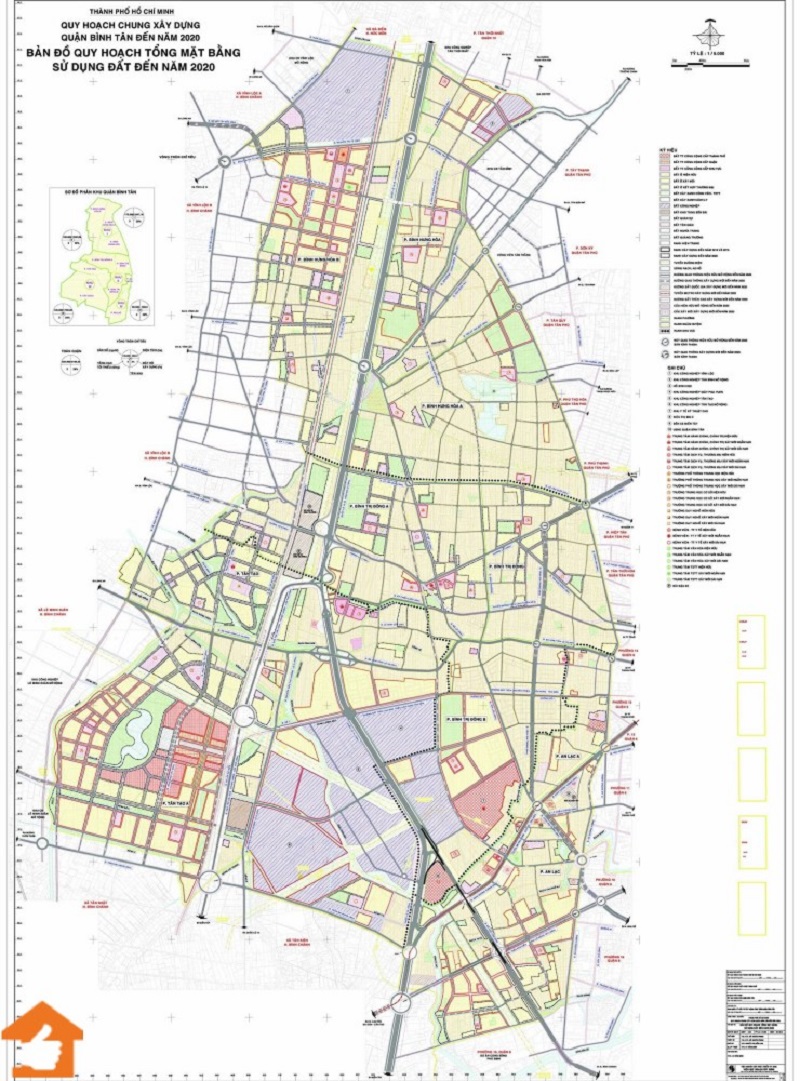 Bản đồ quy hoạch quận Bình Tân