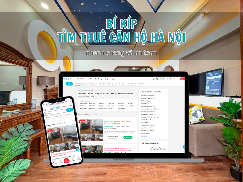 Bí kíp thuê chung cư Hà Nội nhanh chóng và an toàn